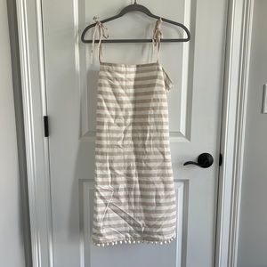 J. Crew linen dress, size large, never worn.